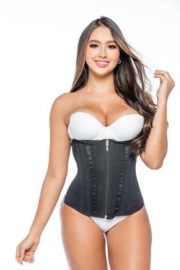 Rose Corset Double-Layer Powernet Corset