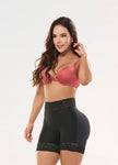 Dahlia bum lifter shorts by ÉVORAUK Shapewear London with natural curve enhancement