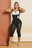 Onyx Tributo below-knee Stage 2 Colombian faja by ÉVORA Shapewear London for post-surgery recovery and thigh compression.
