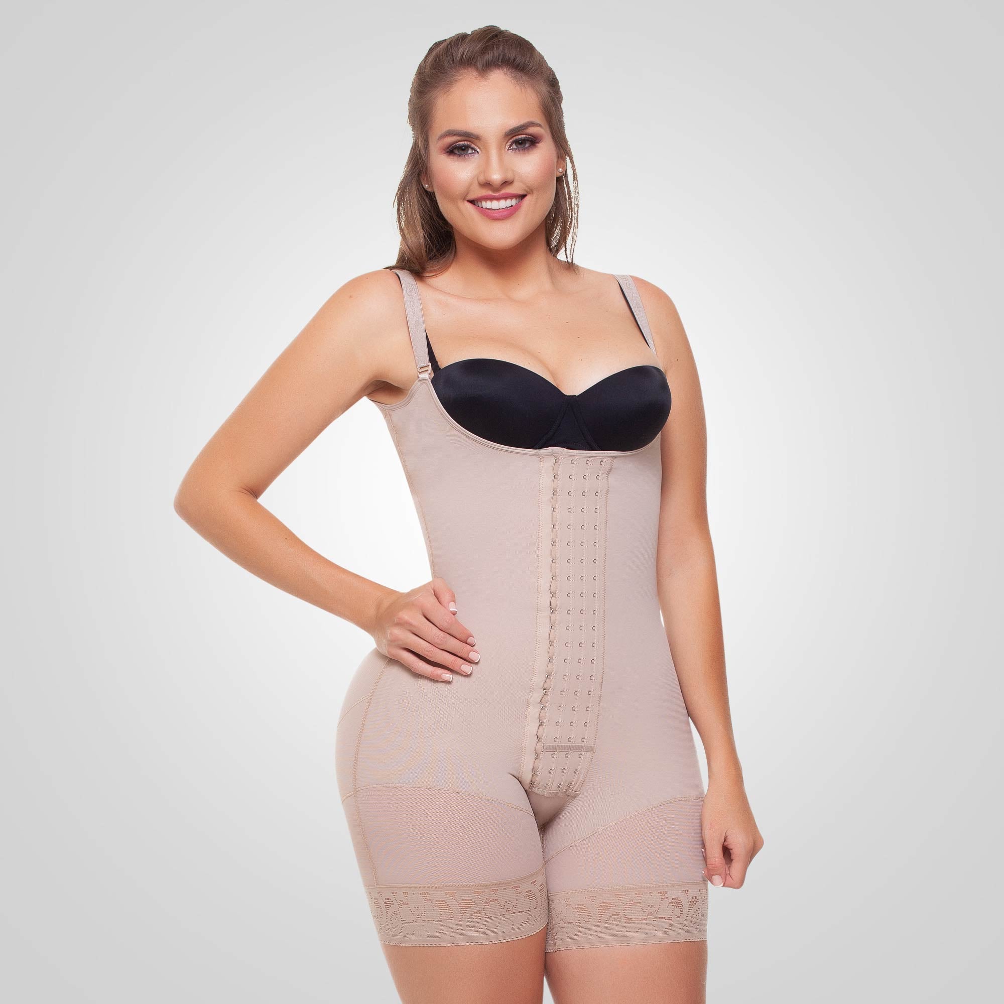 Pantalones cortos moldeadores de cintura alta Peony