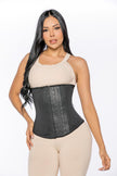 Roselle long-torso latex waist trainer by ÉVORAUK Shapewear London for waist sculpting