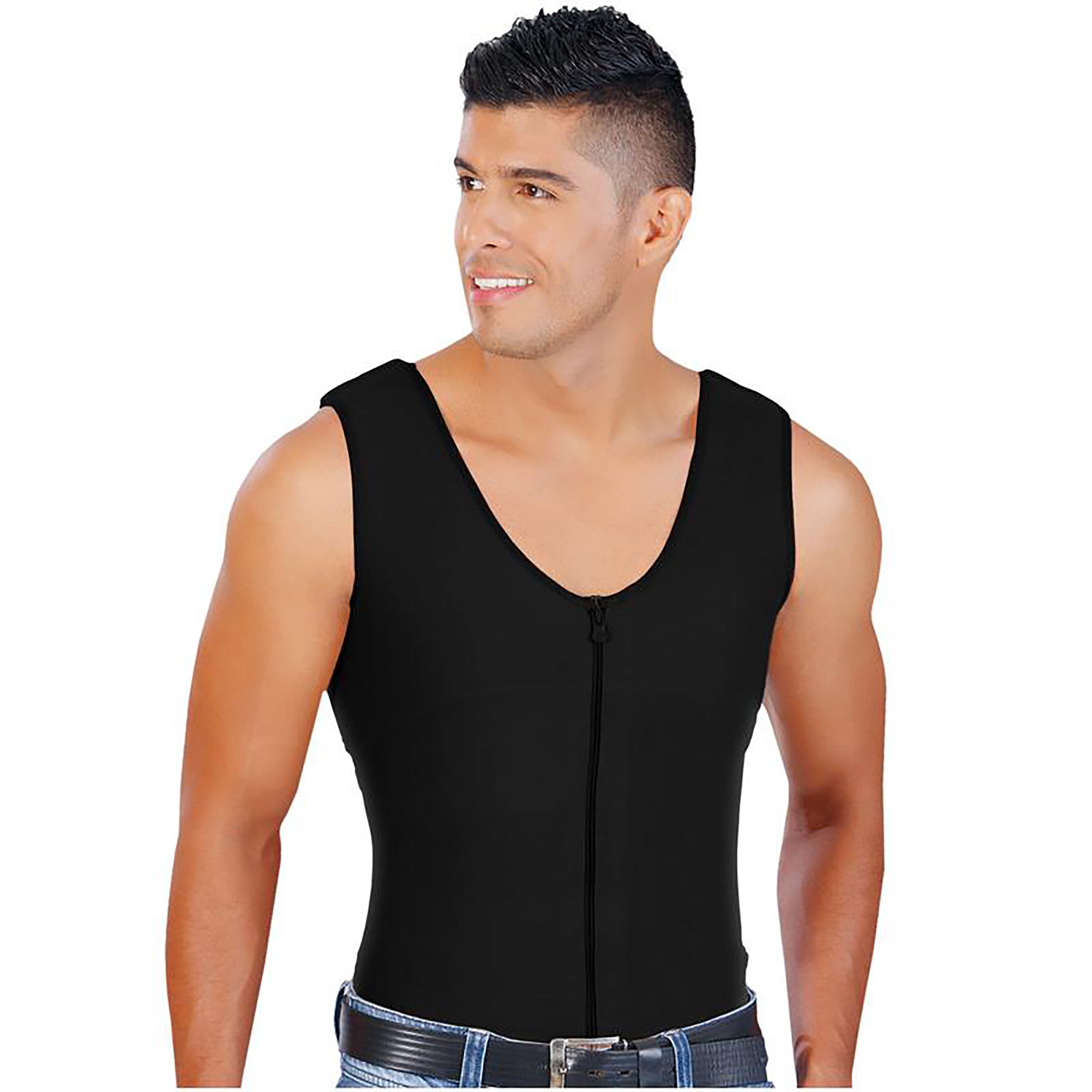 EVORAUK Men’s compression vest with powernet fabric designed for daily use and post-surgery recovery in the UK.